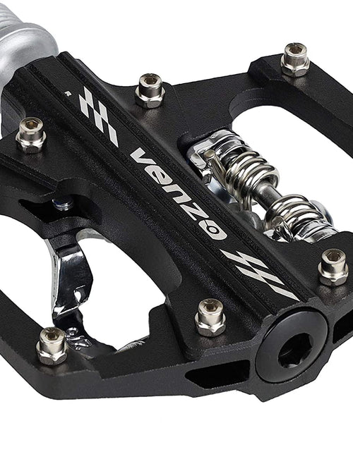 Load image into Gallery viewer, Dual Function Platform Multi-Use Compatible with Shimano SPD Mountain Bike Bicycle Sealed Clipless Pedals - Dual Platform Multi-Purpose - Great for Touring, Road, Trekking Bikes

