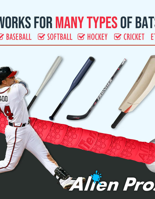 Load image into Gallery viewer, Bat Grip Tape for Baseball (2 Grips/4 Grips) – 1.1 Mm Precut and Pro Feel Bat Tape – Replacement for Old Baseball Bat Grip – Wrap Your Bat for an Epic Home Run (2 Grips/4 Grips)
