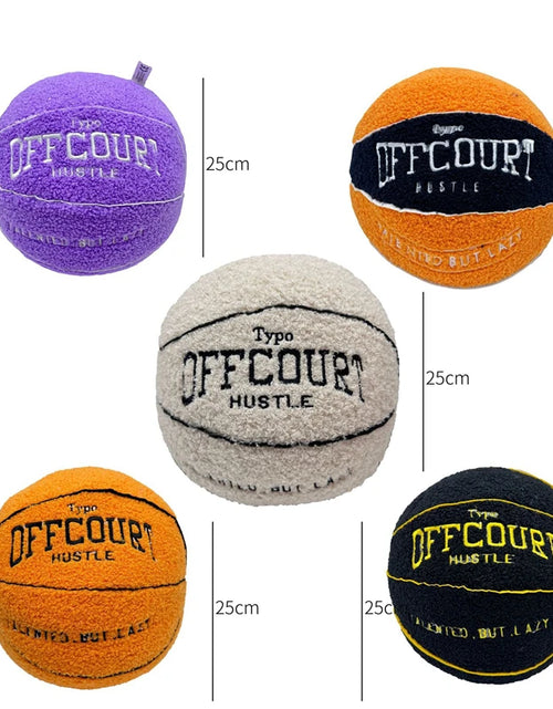 Load image into Gallery viewer, 25CM Offcourt Basketball Pillow Anime Plush Toy Simulation Basketball Soft Plush Children'S Birthday Christmas Gift
