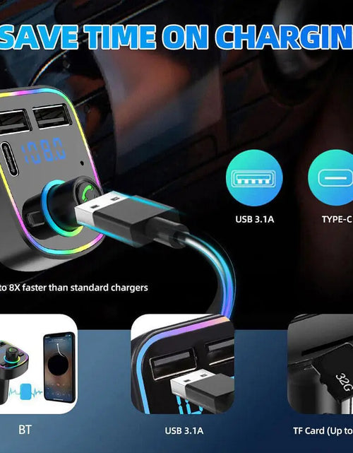 Load image into Gallery viewer, Car Bluetooth Handsfree Car MP3 Car FM Card Car MP3 Audio Radio Handsfree MP3 Modulator Player
