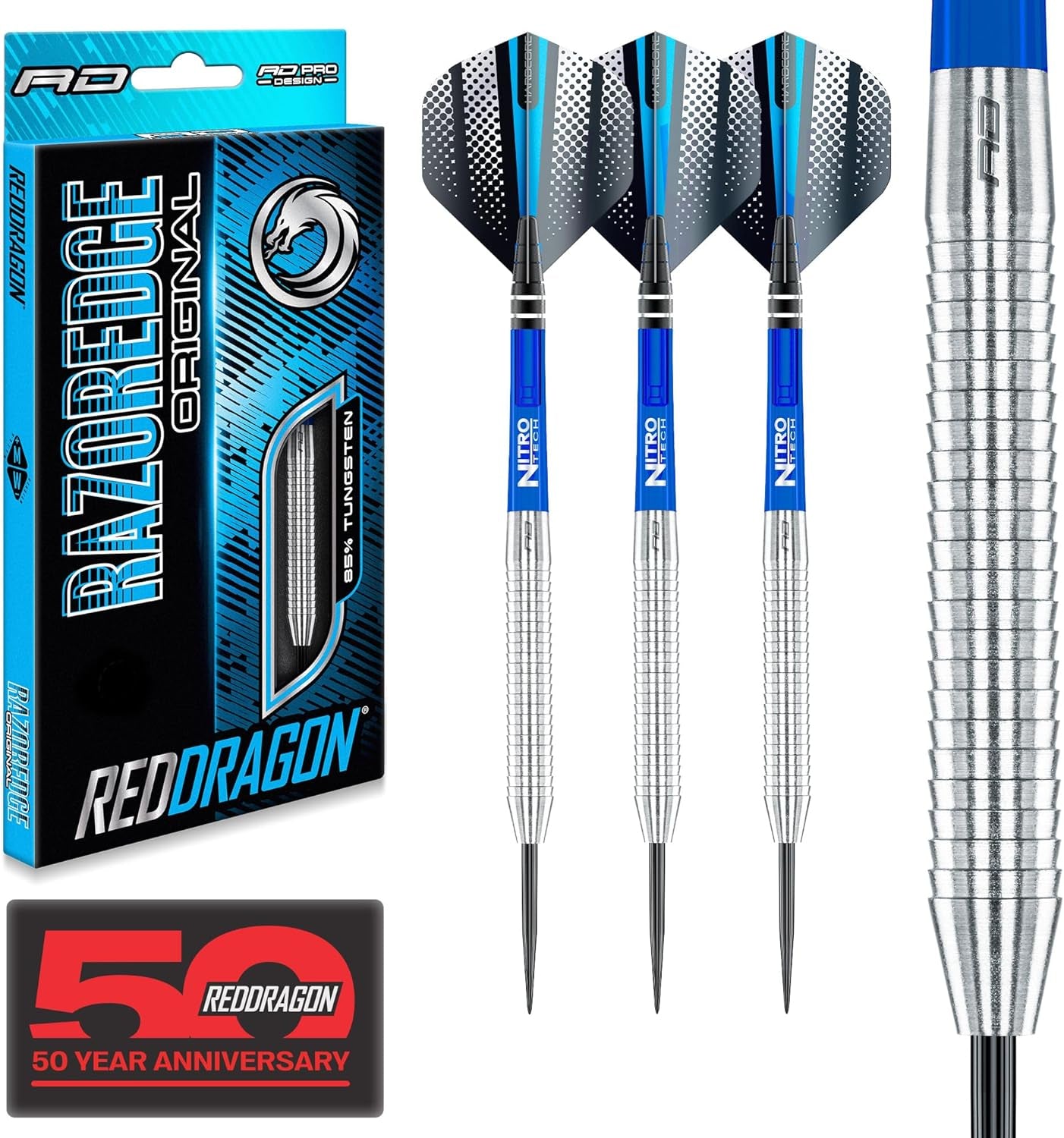 Razor Edge Original Tungsten Darts 20G to 33G with Flights and Stems