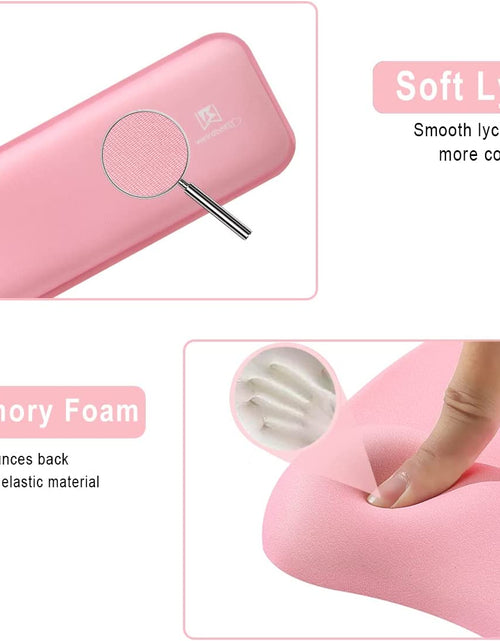 Load image into Gallery viewer, Memory Foam Set Keyboard Wrist Rest Pad &amp; Mouse Wrist Rest Support,Ergonomic Design for Office,Home Office,Laptop,Desktop Computer,Gaming Keyboard - Pink
