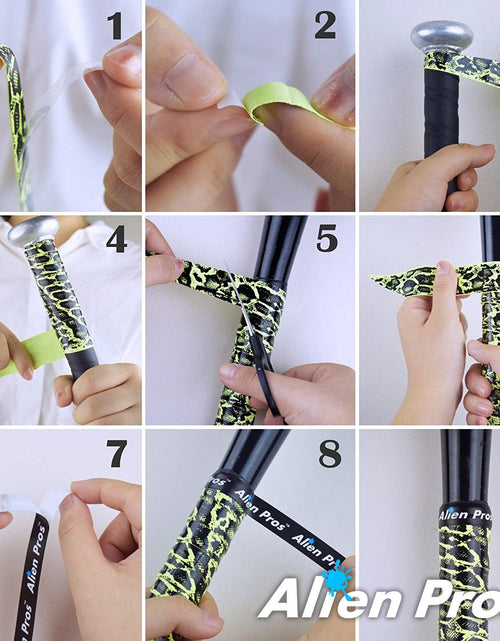 Load image into Gallery viewer, Bat Grip Tape for Baseball (2 Grips/4 Grips) – 1.1 Mm Precut and Pro Feel Bat Tape – Replacement for Old Baseball Bat Grip – Wrap Your Bat for an Epic Home Run (2 Grips/4 Grips)
