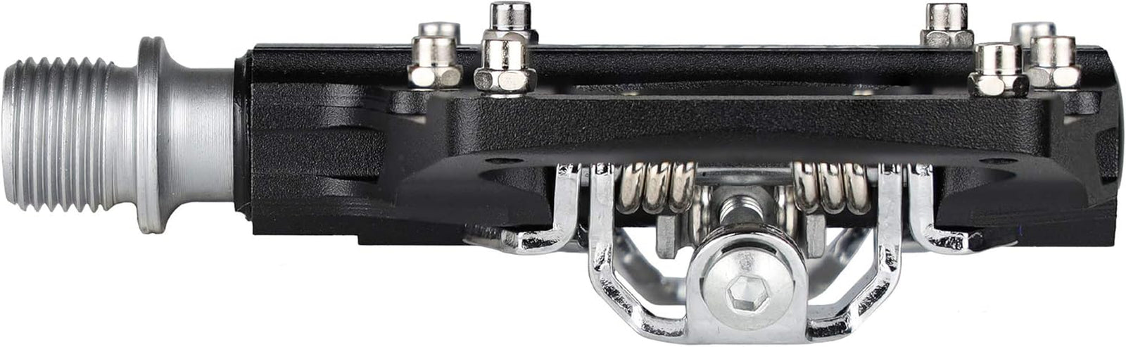 Dual Function Platform Multi-Use Compatible with Shimano SPD Mountain Bike Bicycle Sealed Clipless Pedals - Dual Platform Multi-Purpose - Great for Touring, Road, Trekking Bikes