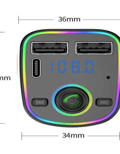 Load image into Gallery viewer, Car Bluetooth Handsfree Car MP3 Car FM Card Car MP3 Audio Radio Handsfree MP3 Modulator Player
